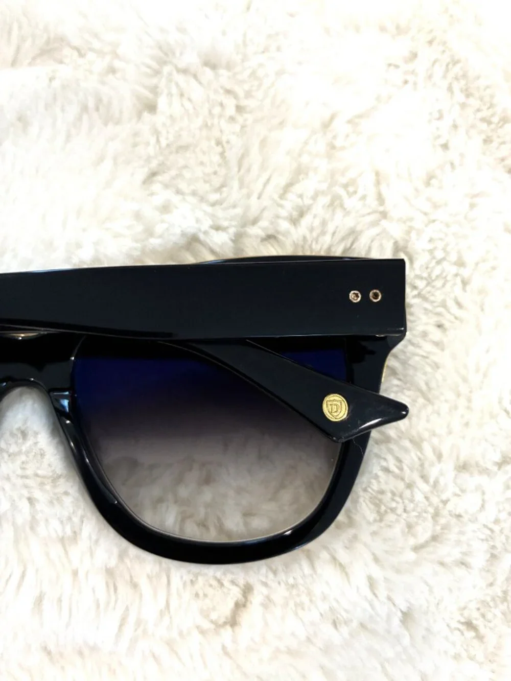 Dita DAY TRIPPER 22031-A Black/Gold Frame Sunglasses Grey Lens 55-20-145